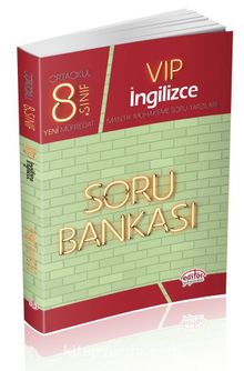 8. Sınıf Vip İngilizce  Soru Bankası - Kolektif