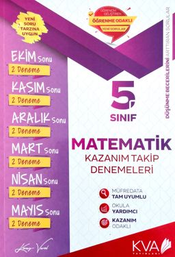 5. Sınıf Matematik Kazanım Takip Denemeleri