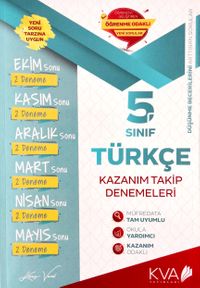 5. Sınıf Türkçe Kazanım Takip Denemeleri