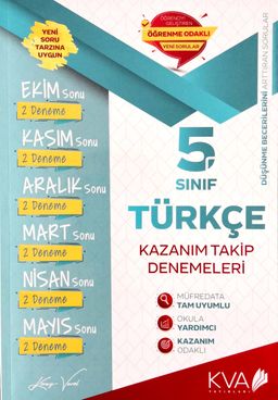5. Sınıf Türkçe Kazanım Takip Denemeleri