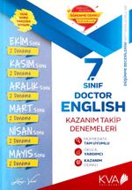 7. Sınıf Doctor English Kazanım Takip Denemeleri