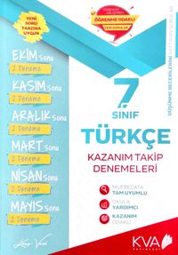 7. Sınıf Türkçe Kazanım Takip Denemeleri