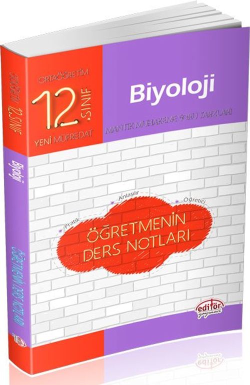 12. Sınıf Biyoloji Öğretmenin Ders Notları