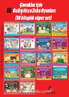 Çocuklar İçin IQ Geliştiren Zeka Oyunları  (18 Kitaplık Süper Set) - Bahar Çelik