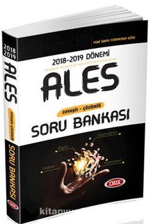 2018-2019 ALES Soru Bankası Cevaplı-Çözümlü - Kolektif