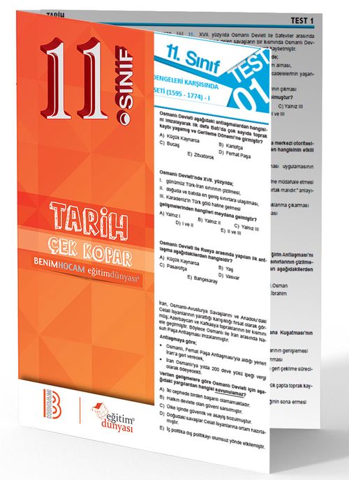 11. Sınıf Tarih Çek Kopar Yaprak Test