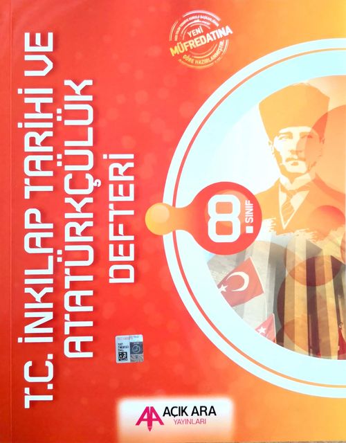 8. Sınıf T. C. İnkılap Tarihi ve Atatürkçülük Defteri