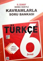6. Sınıf Türkçe Konu Özetli  Kavramlarla Soru Bankası