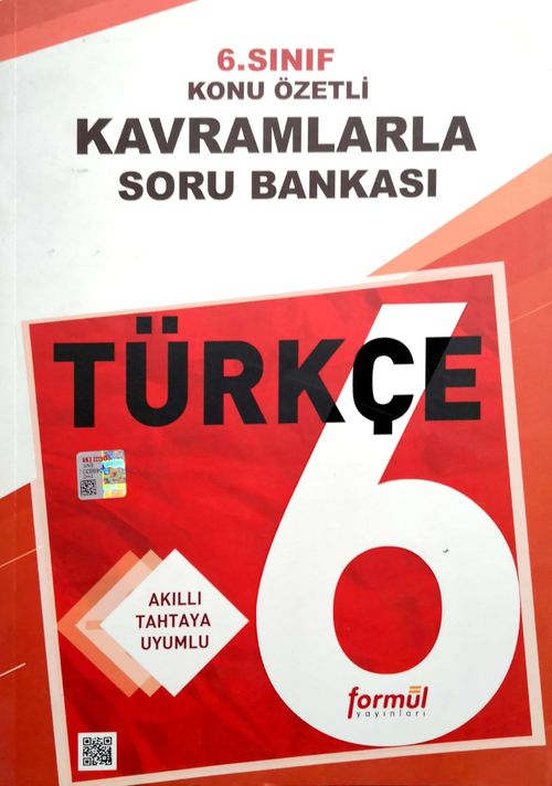 6. Sınıf Türkçe Konu Özetli  Kavramlarla Soru Bankası