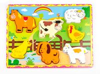 Ahşap Puzzle Sevimli Hayvanlar (6006Rf)