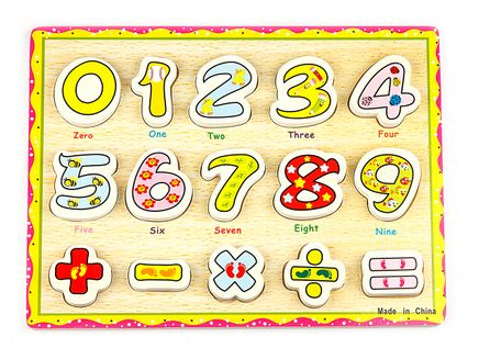 Ahşap Puzzle Rakamlar (6006Rf)