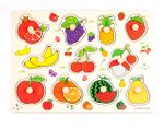Ahşap Tutmalı Puzzle Meyveler (Rf6005)