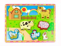 Ahşap Puzzle Çiftlik Hayvanları (6006Rf)