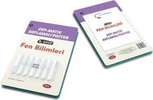 8. Sınıf Fen Bilimleri Cep Matık Katlamalı Poster