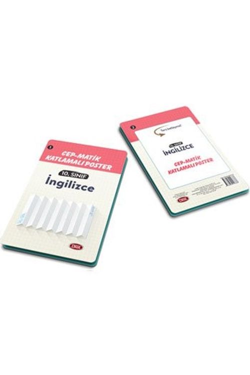 10. Sınıf İngilizce Cep Matik Katlamalı Poster