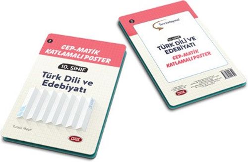 10. Sınıf Türk Dili ve  Edebiyatı Cep Matık Katlamalı Poster