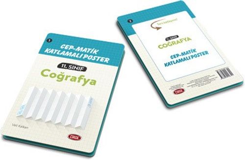 11. Sınıf Coğrafya Cep Matık Katlamalı Poster