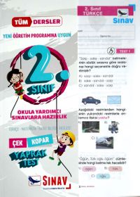 2. Sınıf Tüm Dersler Yaprak Test Çek Kopar (48 Test)