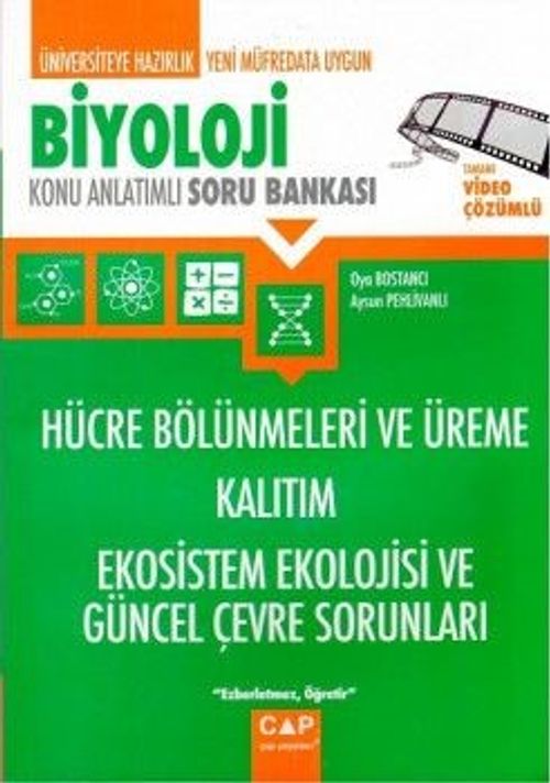 Biyoloji Hücre Bölünmeleri ve Üreme Kalıtım Ekosistem Ekolojisi ve Güncel Çevre Sorunları Konu Anlatımlı Soru Bankası