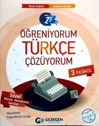 7. Sınıf Öğreniyorum Türkçe Çözüyorum