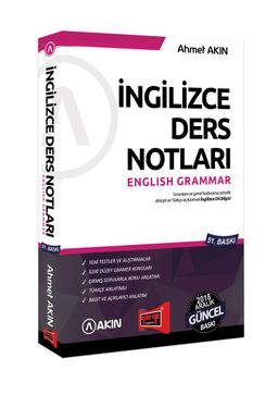 YDS İngilizce Ders Notları English Grammar