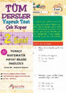 2. Sınıf Tüm Dersler Yaprak Test (Yeni Müfredat) - Kolektif