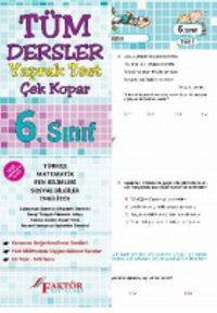 6. Sınıf Tüm Dersler Yaprak Test (Yeni Müfredat)