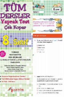 8. Sınıf Tüm Dersler Yaprak Test (Yeni Müfredat) - Kolektif