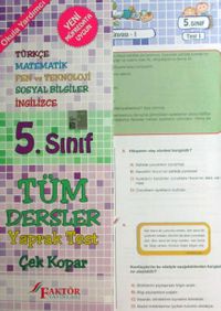 5.Sınıf Tüm Dersler Yaprak Test