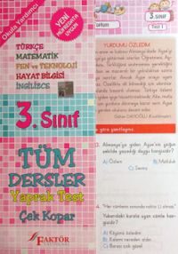 3. Sınıf Tüm Dersler Yaprak Test
