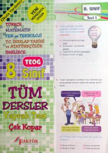 8. Sınıf Tüm Dersler Yaprak Test