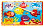 Montessori Ahşap Zeka Oyunları / w-Magnetic Fishing 1