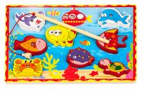 Montessori Ahşap Zeka Oyunları / w-Magnetic Fishing 1
