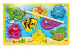 Montessori Ahşap Zeka Oyunları / w-Magnetic Fishing 2