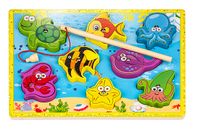 Montessori Ahşap Zeka Oyunları / w-Magnetic Fishing 2