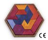 Montessori Ahşap Zeka Oyunları / w-Hexagon 14