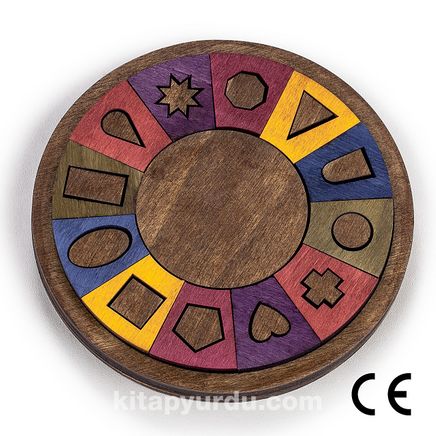Montessori Ahşap Zeka Oyunları / w-Symbol 15