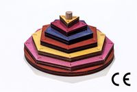 Montessori Ahşap Zeka Oyunları / w-Polygonal Tower