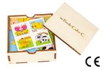 Montessori Ahşap Zeka Oyunları w-Puzzle Cube C Hayvanları Tanıyalım 6