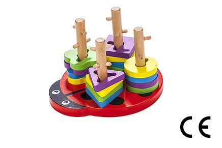 Montessori Ahşap Zeka Oyunları w-Ladybug
