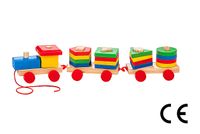 Montessori Ahşap Zeka Oyunları w-Geometric Train