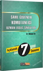 Sahil Güvenlik Komutanlığı Uzman Erbaş Sınavlarına Açıklamalı 7 Deneme Sınavı 