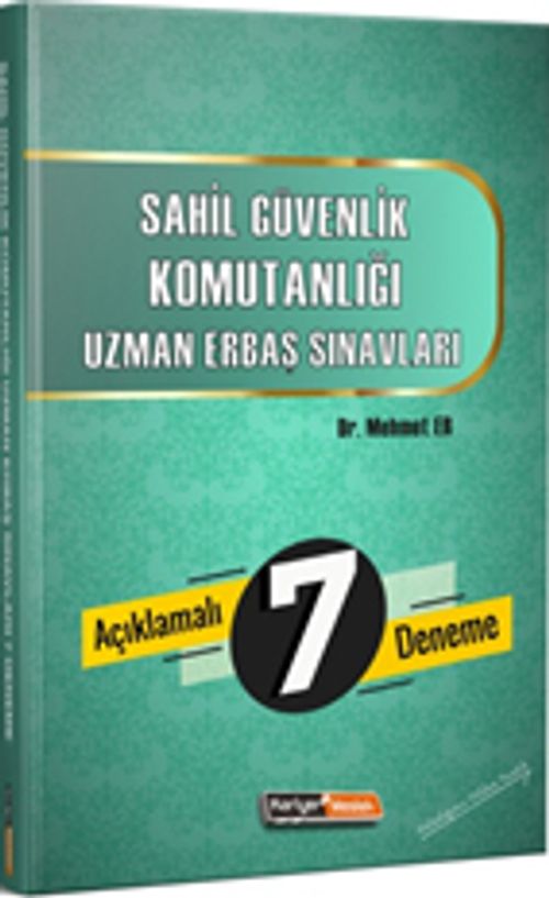 Sahil Güvenlik Komutanlığı Uzman Erbaş Sınavlarına Açıklamalı 7 Deneme Sınavı 