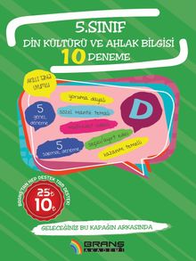 5. Sınıf Din Kültürü ve Ahlak Bilgisi 10 Deneme