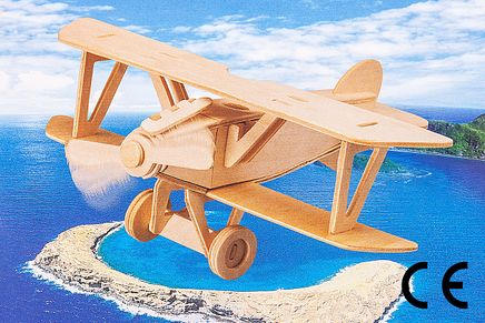 Montessori Ahşap Zeka Oyunları / w-3D Puzzle - Albatross