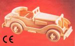 Montessori Ahşap Zeka Oyunları / w-3D Puzzle- Packard Twelve