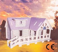 Montessori Ahşap Zeka Oyunları / w-3D Puzzle- Villa A