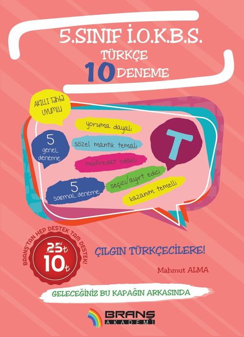 İOKBS 5. Sınıf Türkçe 10 Deneme