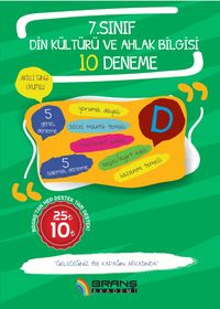 2019 7. Sınıf Din Kültürü ve Ahlak Bilgisi 10 Deneme