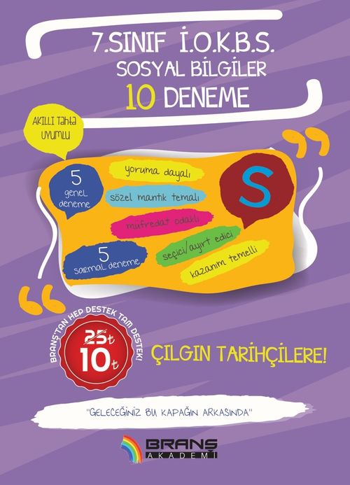 2019 7. Sınıf İOKBS Sosyal Bilgiler 10 Deneme